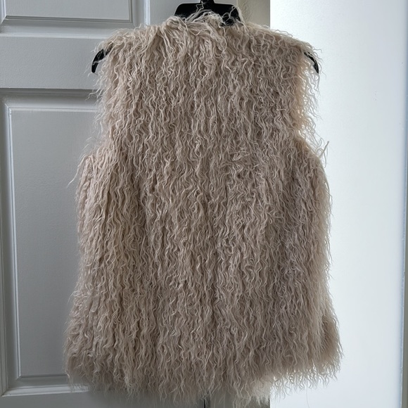 $65 EUC ZARA TRAFALUC Faux Vest in light pink SZ M in perfect condition - Picture 3 of 4